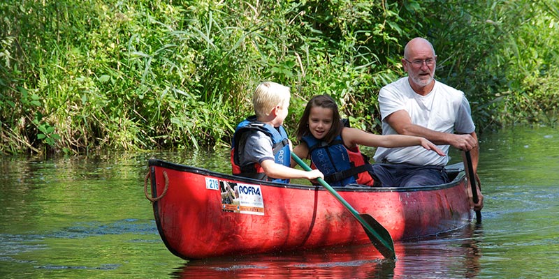 canoeing from borkel en schaft